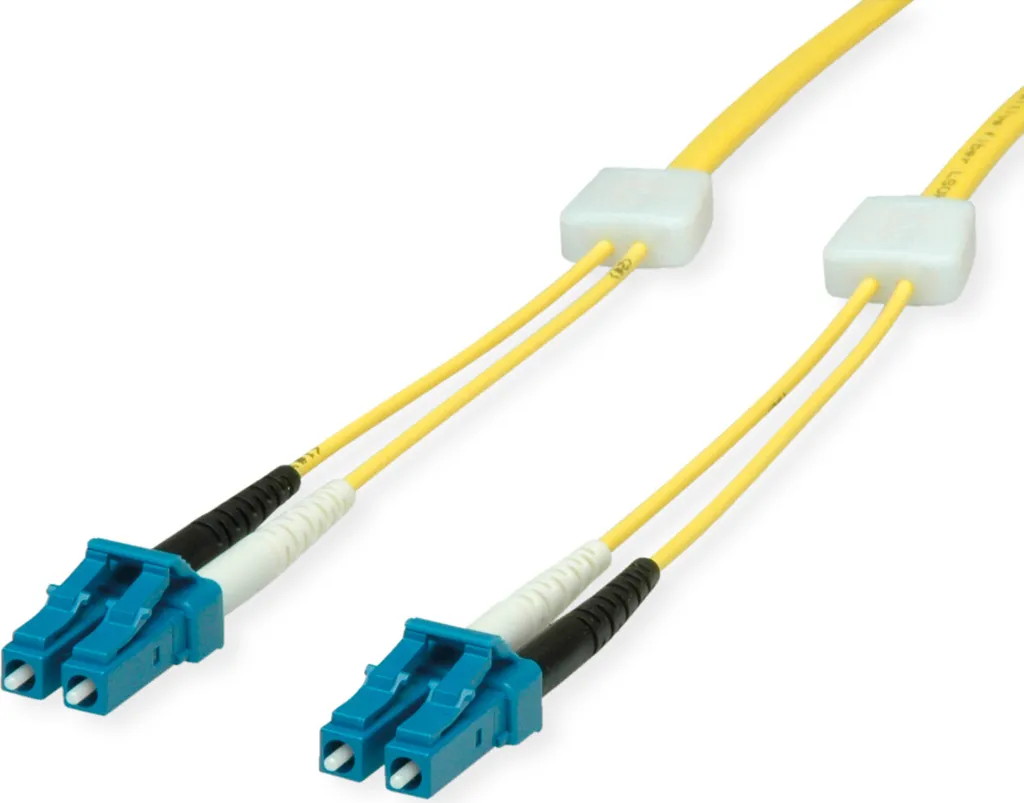 Cavo Patch Fibra Ottica Sacon LC-LC 3m OS2 Duplex 9/125 micron Giallo
