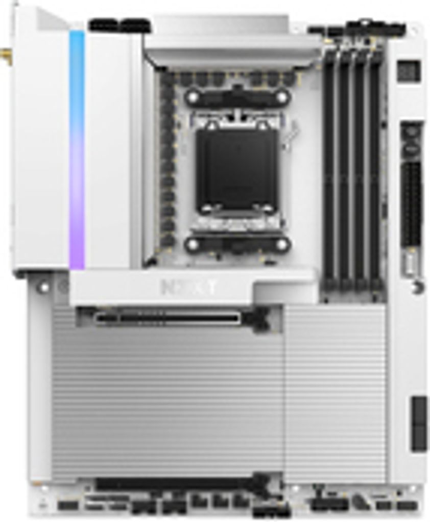 NZXT N9 X870E Blanc DDR5 AM5 N9-X87XT-W1 détail - AMD Image du produit 