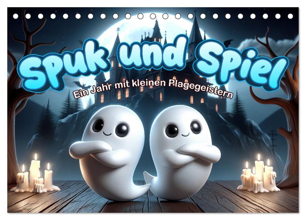 Spuk und Spiel: Ein Jahr mit kleinen Plagegeistern (Tischkalender 2027 DIN A5 quer), CALVENDO Monatskalender