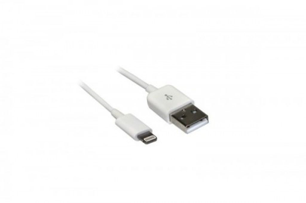 Goobay 43614 Lightning USB Lade- und Synchronisationskabel, 0.5 m, Weiß - MFi Kabel für Apple iPhone/iPad Weiß