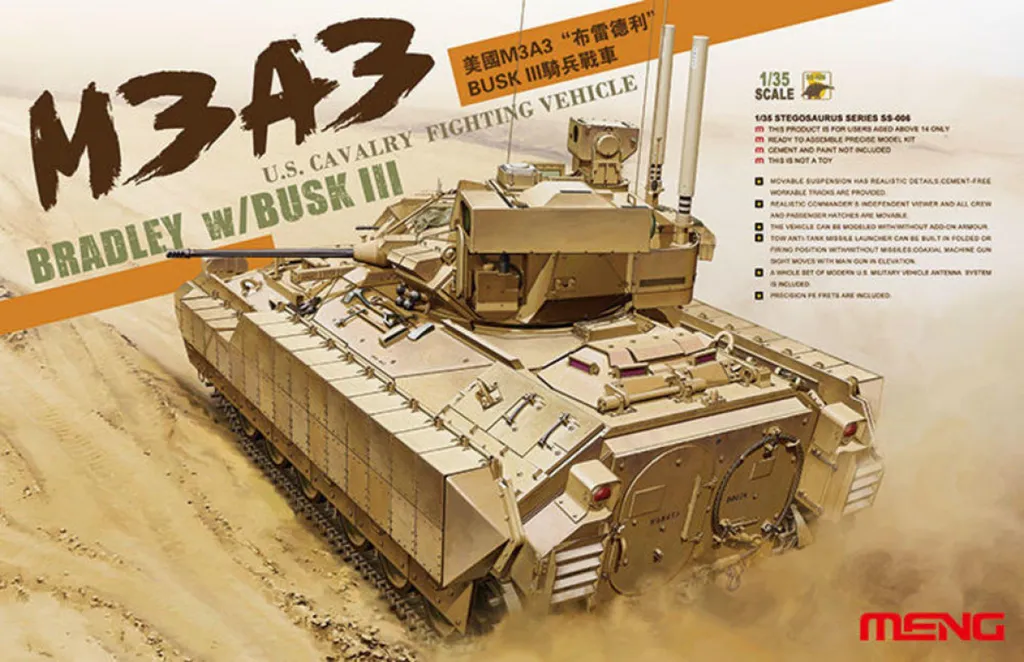 Maquette Char M3A3 Bradley Cavalerie Américaine Blindé Militaire 1/35