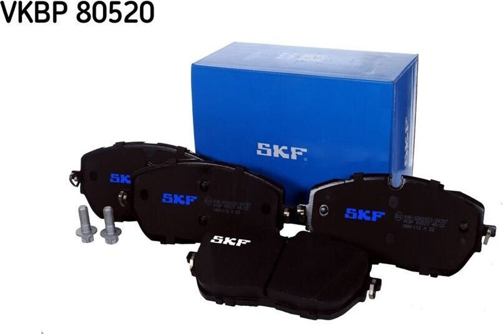 SKF VKBP 80520 Bremsbelagsatz, Scheibenbremse OE 1612373080 kompatibel mit 308, 508