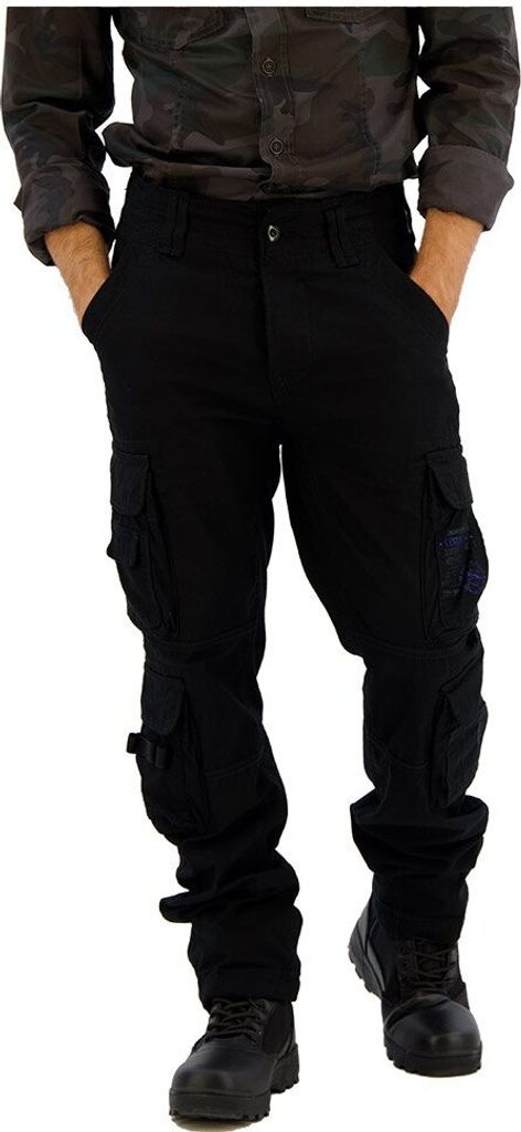 Brandit Pure Slim Fit Hosen Schwarz S Mann Schwarz S Produktbild 