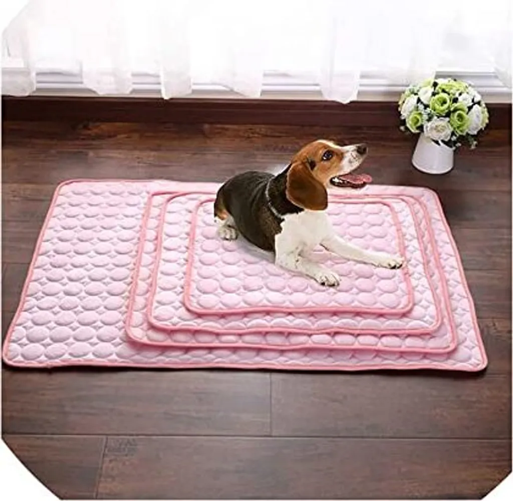 Offerta Tappetino Refrigerante Cane Rosa Ghiaccio L 70x55 - Risparmia