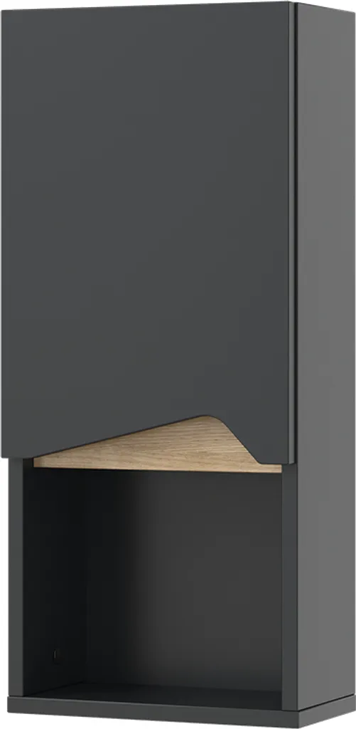 Armoire de toilette Vicco Marelle Anthracite Artisan 30x67cm Model 47656