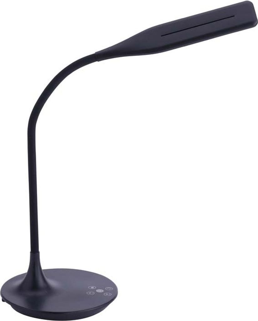 LED Tischlampe schwarz, Touchdimmer, CCT, H 67 cm