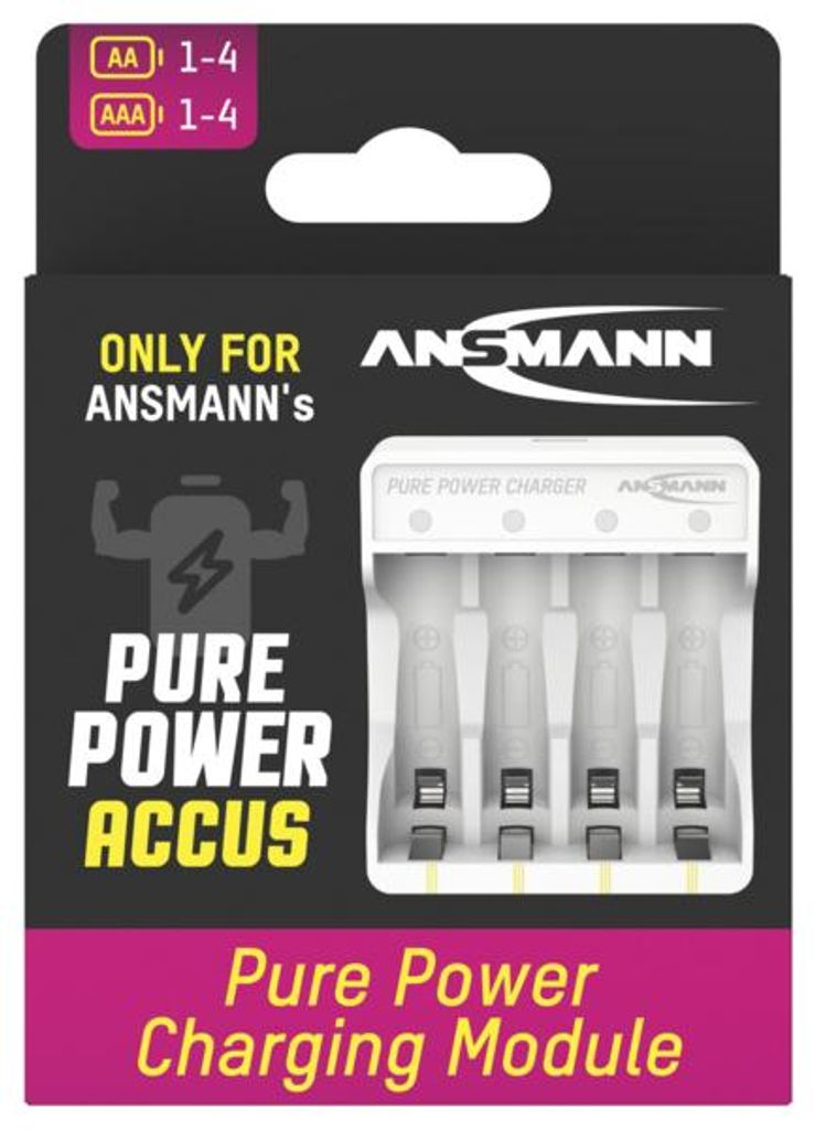 Caricabatterie Ansmann Pure Power per 1-4 batterie agli Immagine del prodotto 