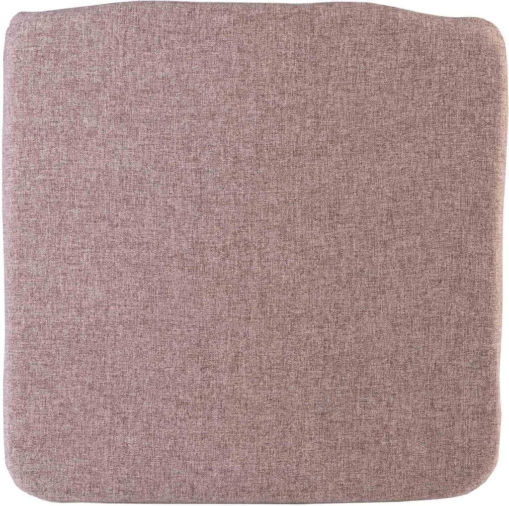 Wende-Sitzkissen - 38 x 38 cm - Braun - Caramel - Polyester - mit Reißverschluss