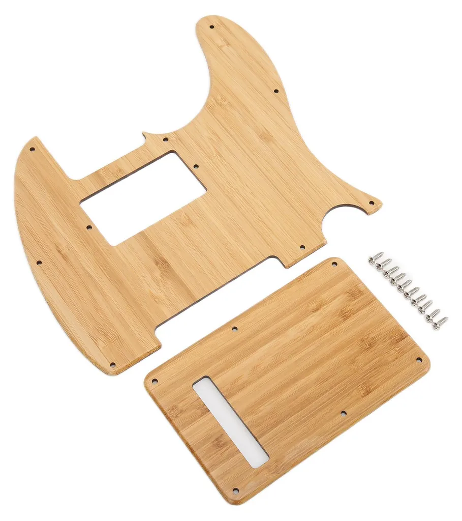 Plaque guitare TL en bambou GQ227 anti-rayure pour micro humbucker