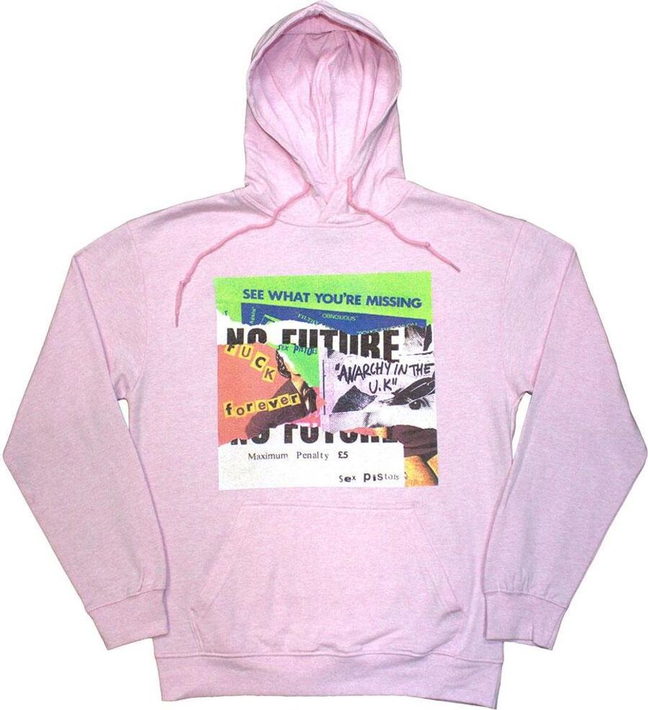 Pistols - Hoodie zum Überziehen für Herren/Damen Uni RO12568 (L) (Pink)