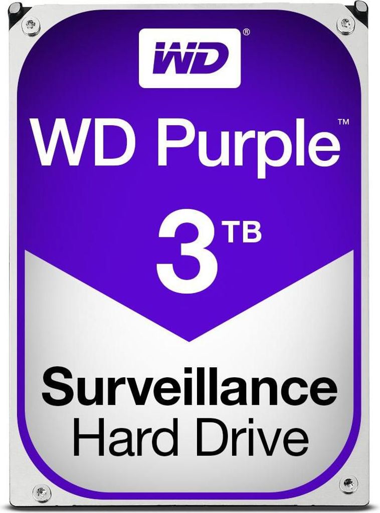 Western Digital Purple 3TB WD30PURX 5400 RPM 64MB Sata III Immagine del prodotto 
