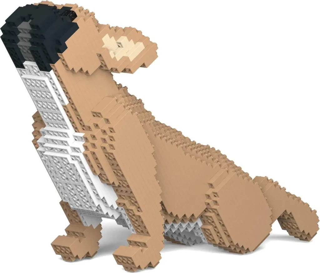 Modèle Bouledogue Français JEKCA Incassable Sans Colle Montage Durable