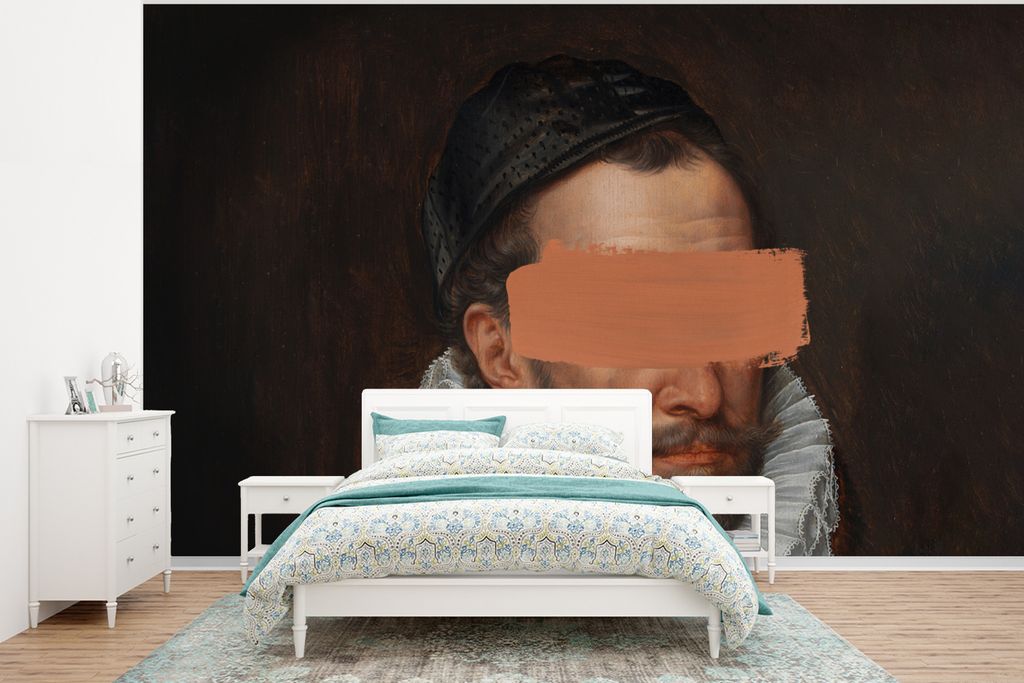 MuchoWow Fototapete für Wohnzimmer oder Schlafzimmer Wandtapete Vinyl Motivtapete Wilhelm von Oranien - Adriaen Thomasz - Gemälde - 320x240 cm ...