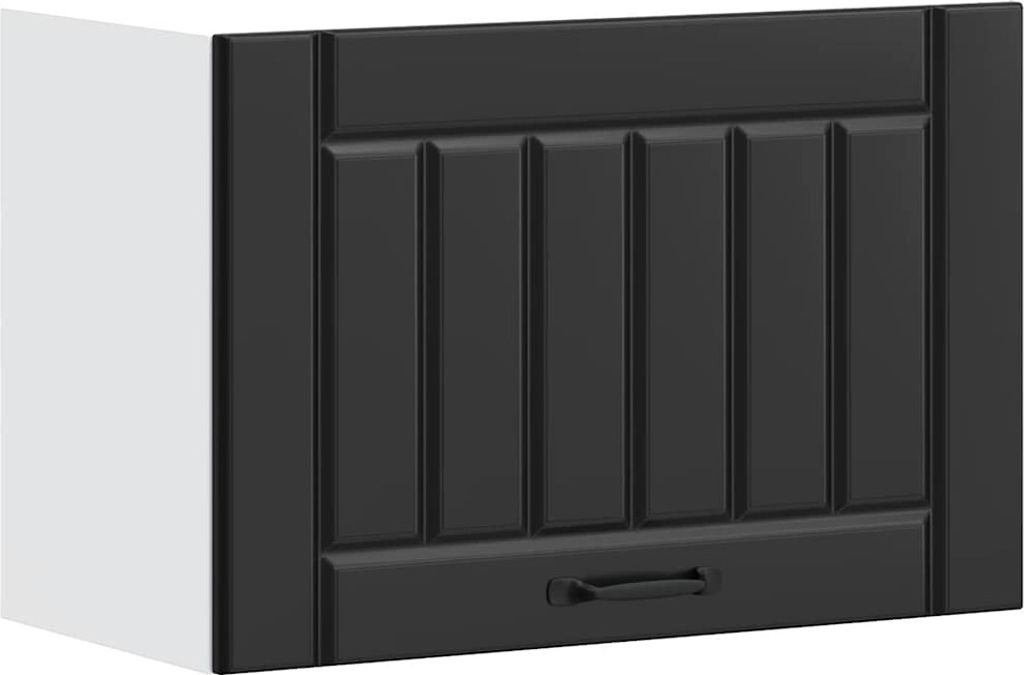 Küchen-Hängeschrank Lucca Schwarz Holzwerkstoff