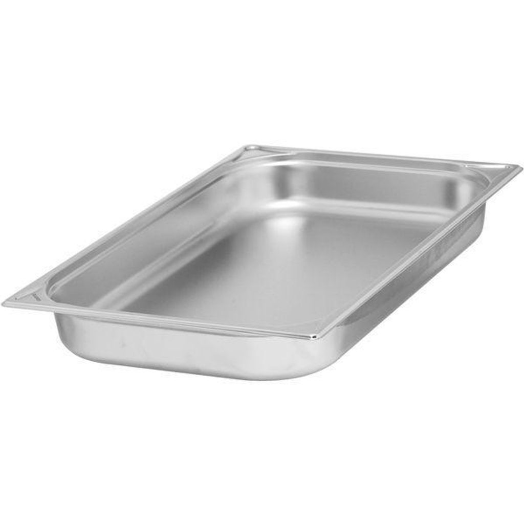 B.PRO GN-Behälter 1/1 18/10 Edelstahl, Tiefe: 65 mm, Inhalt: 8,50 Liter