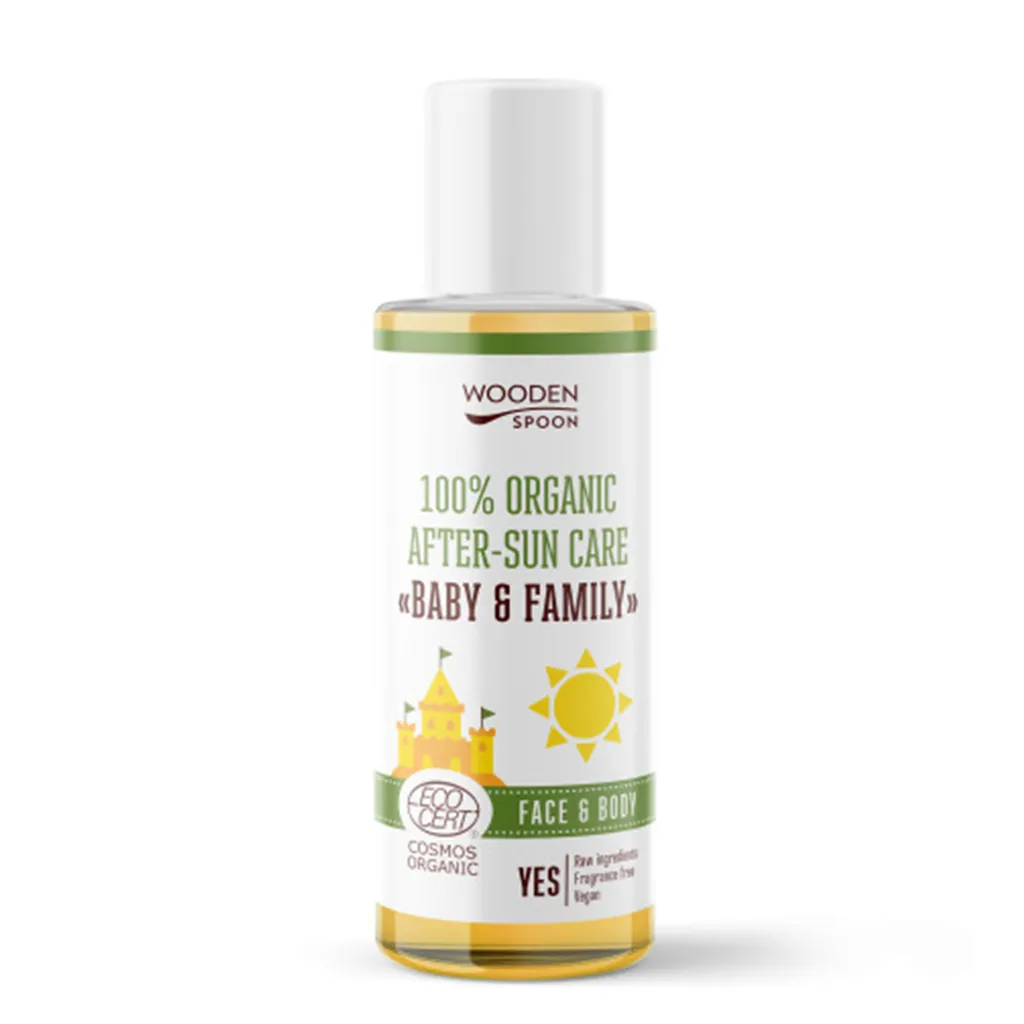 Huile de massage bio pour nourrisson et enfant WoodenSpoon 100 ml