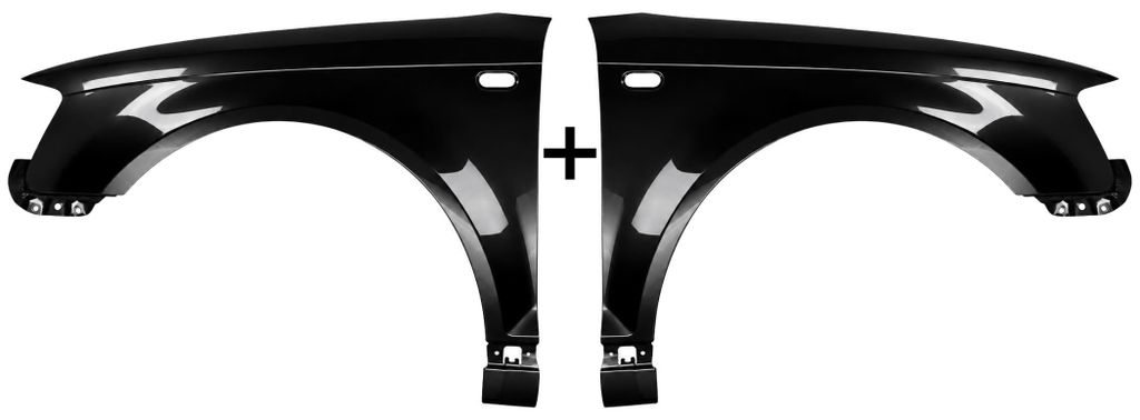 Kotflügel Audi A3 8P Links + Rechts LZ9Y 03-08 Neu Lackiert Produktbild 