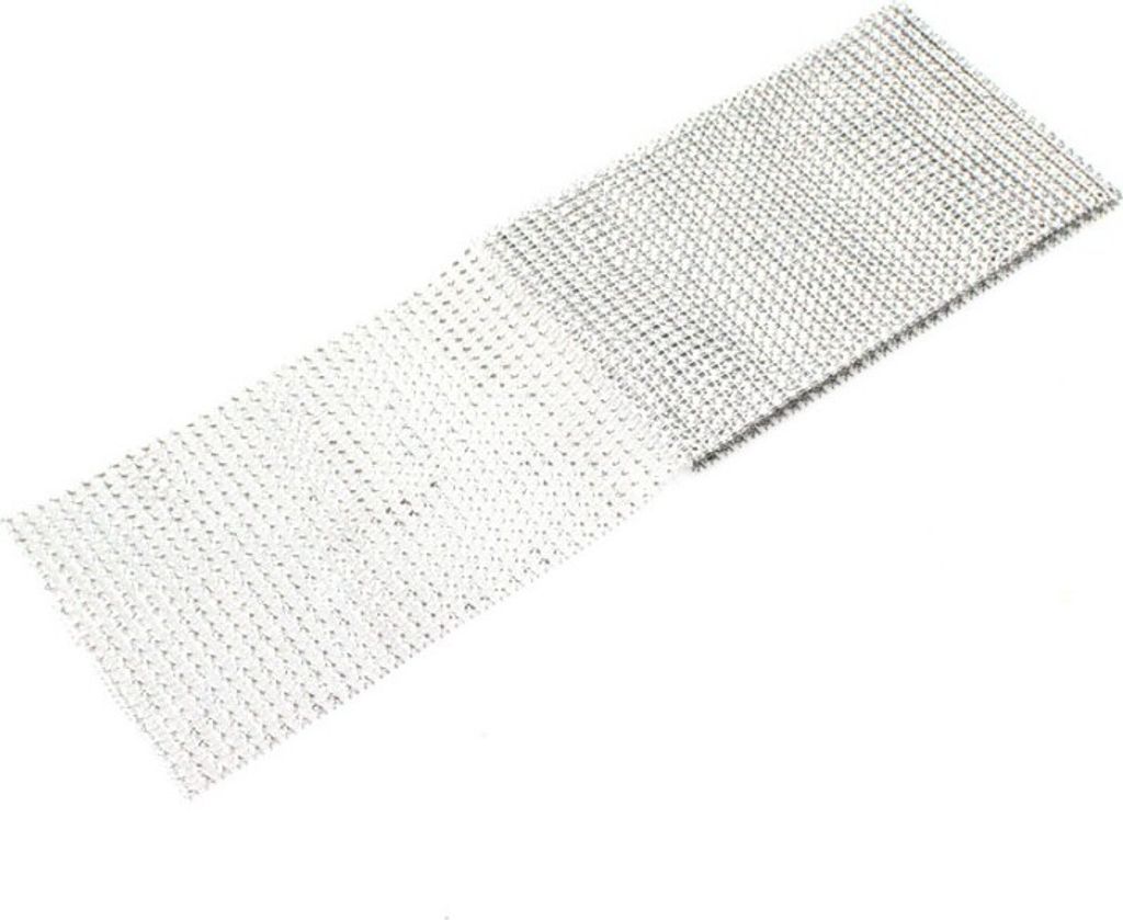 1,5m Strassband B12cm silber Tischband Dekoband Produktbild 