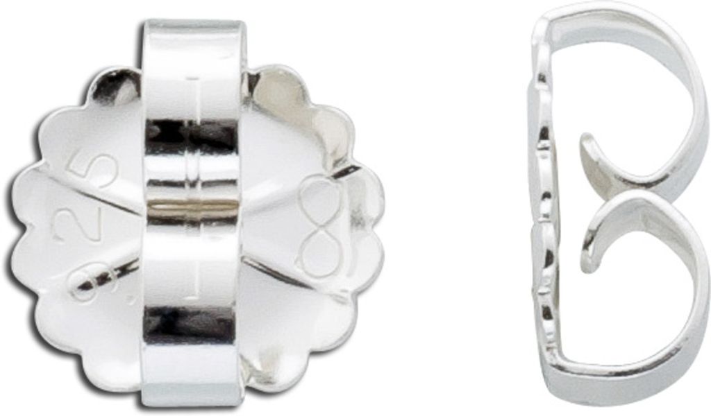 Ohrringe - Ohrmuttern Sterling Silber 925 Ø 9mm