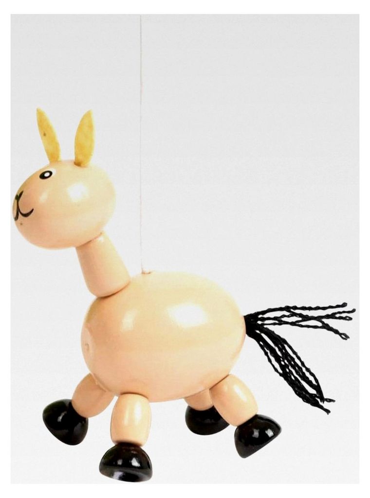 Holz-Mobile "Dschungel" mit niedlichen Tierfiguren für Babybettchen