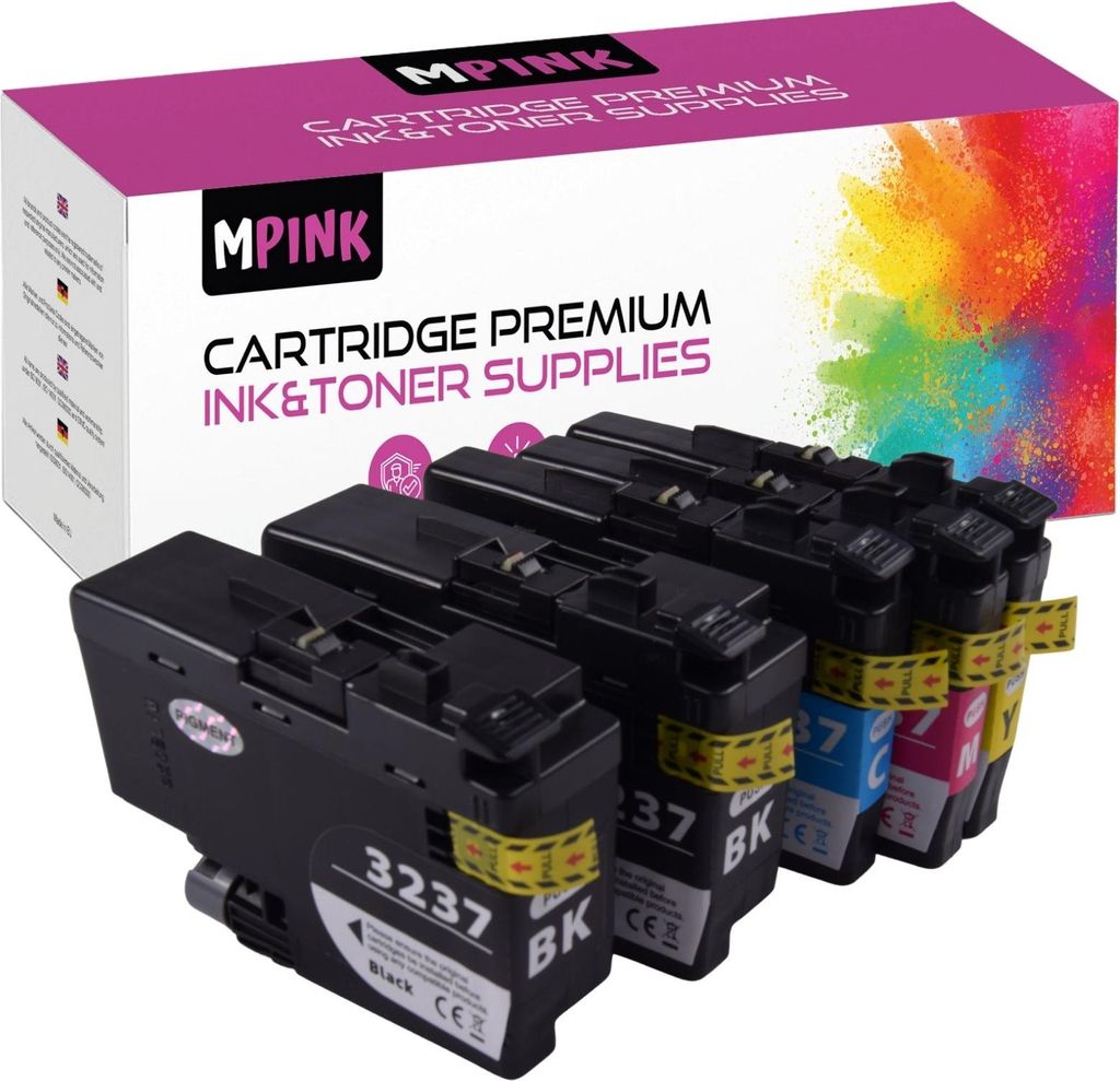 5x Druckerpatronen für Brother LC-3237 CMYKK HL-J6000DW MFC-J5945DW