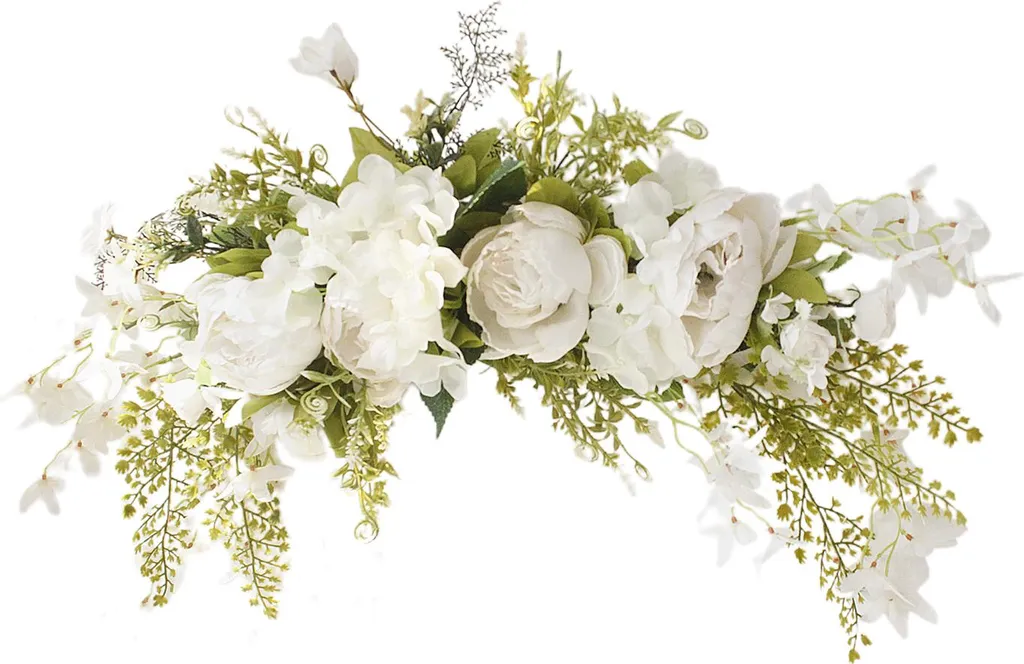 Guirlande Printanière Pivoine Décoration de Porte et Arche de Mariage