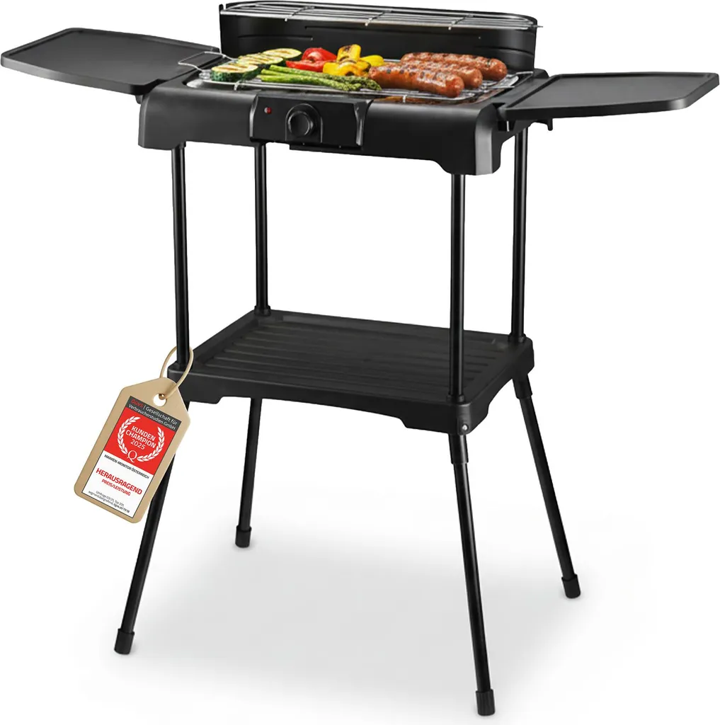 Grill Électrique TZS First Austria : Grillez sans Fumée ni Contrainte