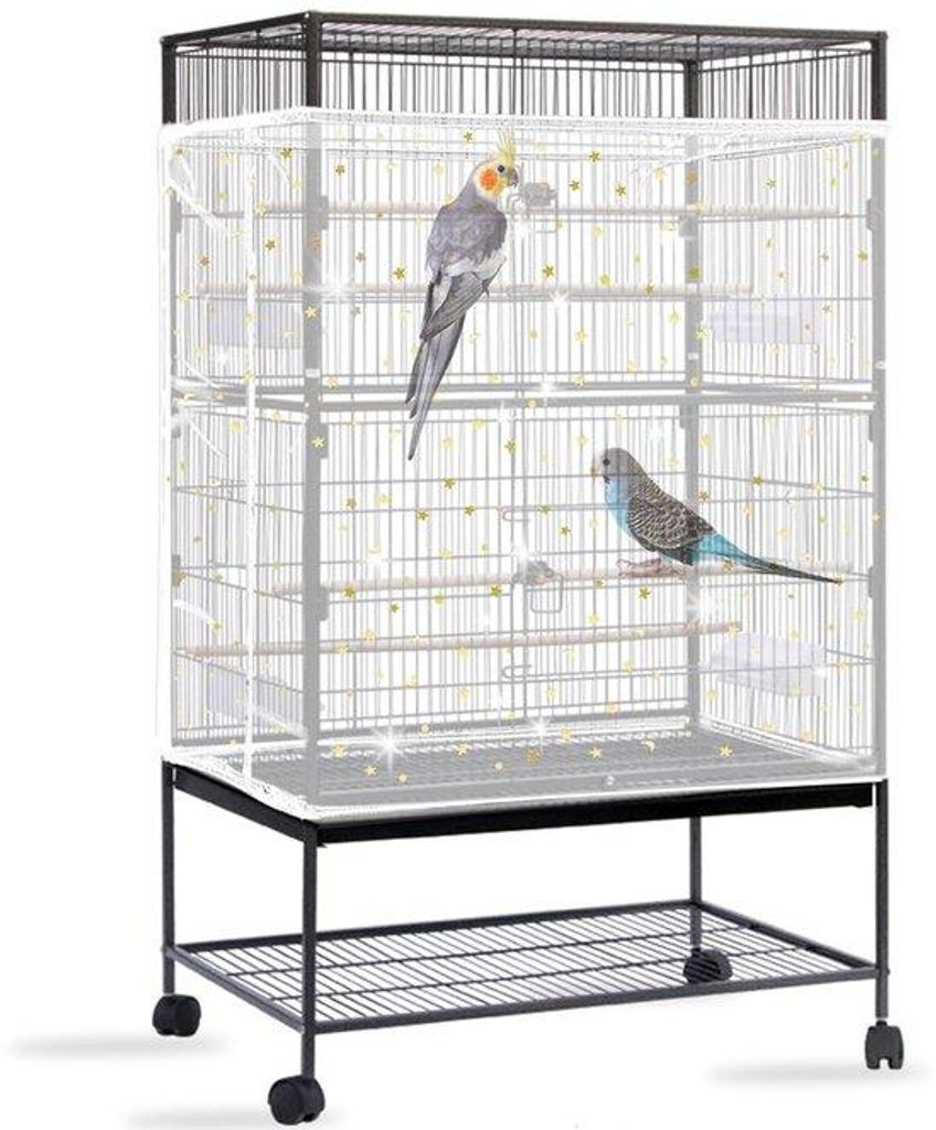 Vogelzaun Nylon Weiß Einzelstück