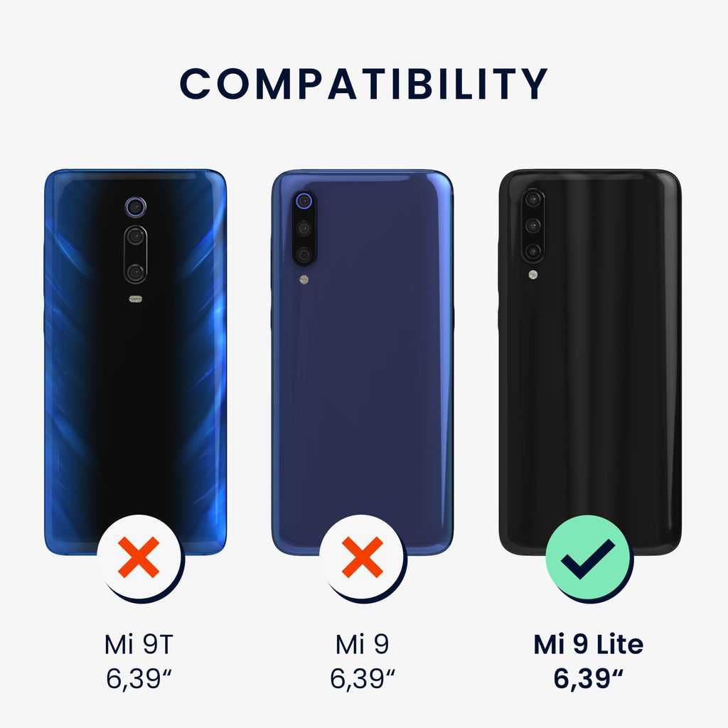 Handyhülle Mit Kette Für Xiaomi Mi 9 – Transparente Silikon-Hülle Mit Verstellbarer Umhängekette – Schutz Vor Stürzen & Verlust