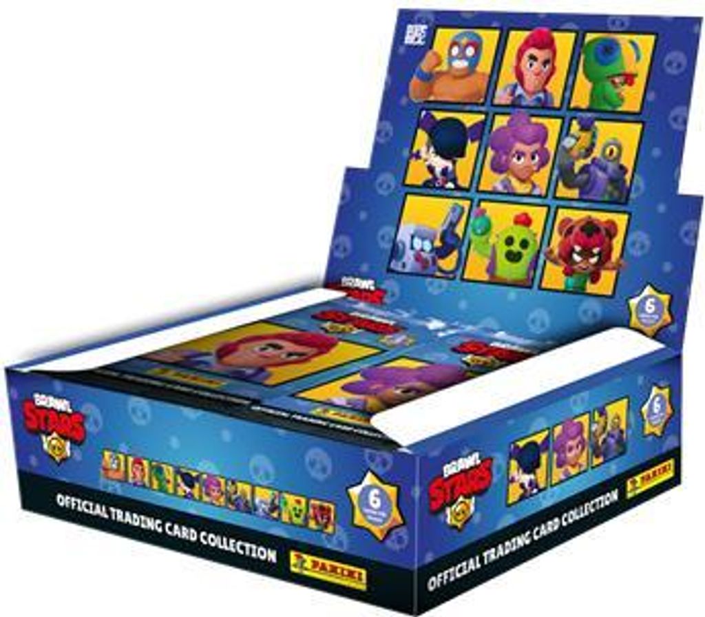 Panini Brawl Stars Sammelkarten-Booster Erste Kollektion mit 6 Handelskarten