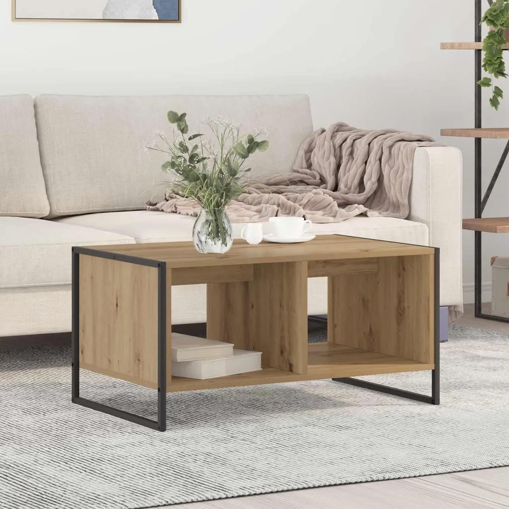 Maison Exclusive Tavolino Basso Rovere 80x50x40 cm per Casa e Ufficio