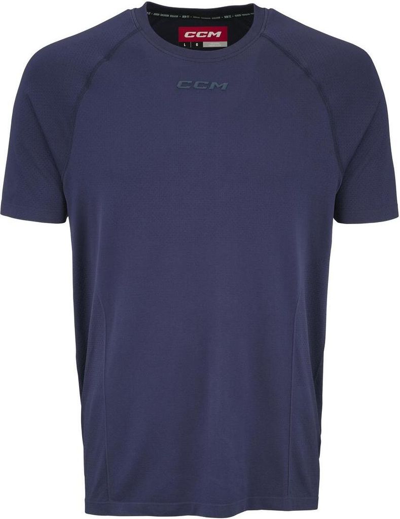 T-Shirt CCM Training Shortsleeve Senior navy XL