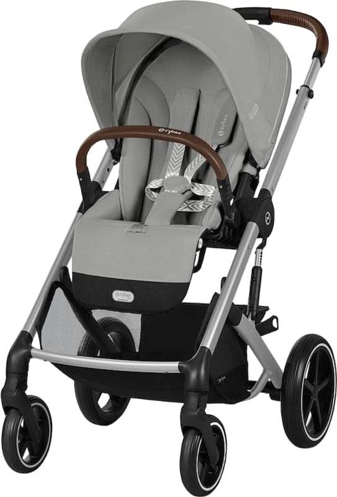 Cybex Balios S Lux Kinderwagen Travel-System Ease Plus M , Farbe:Stone Grey