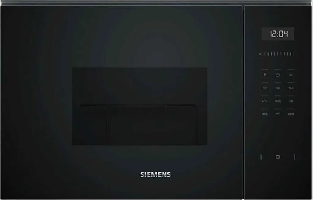 Four Micro-ondes Encastrable Siemens 20 Litres Noir avec Gril - BE525LMB1