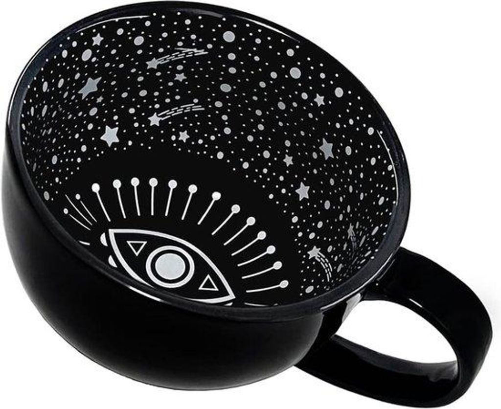 Große Halloween-Tasse, Hexenauge, Keramik-Teetasse, 35ml Halloween-Kessel für Spukiges Geschenk, Mitternachts-Übergröße Suppentasse, Halloween...