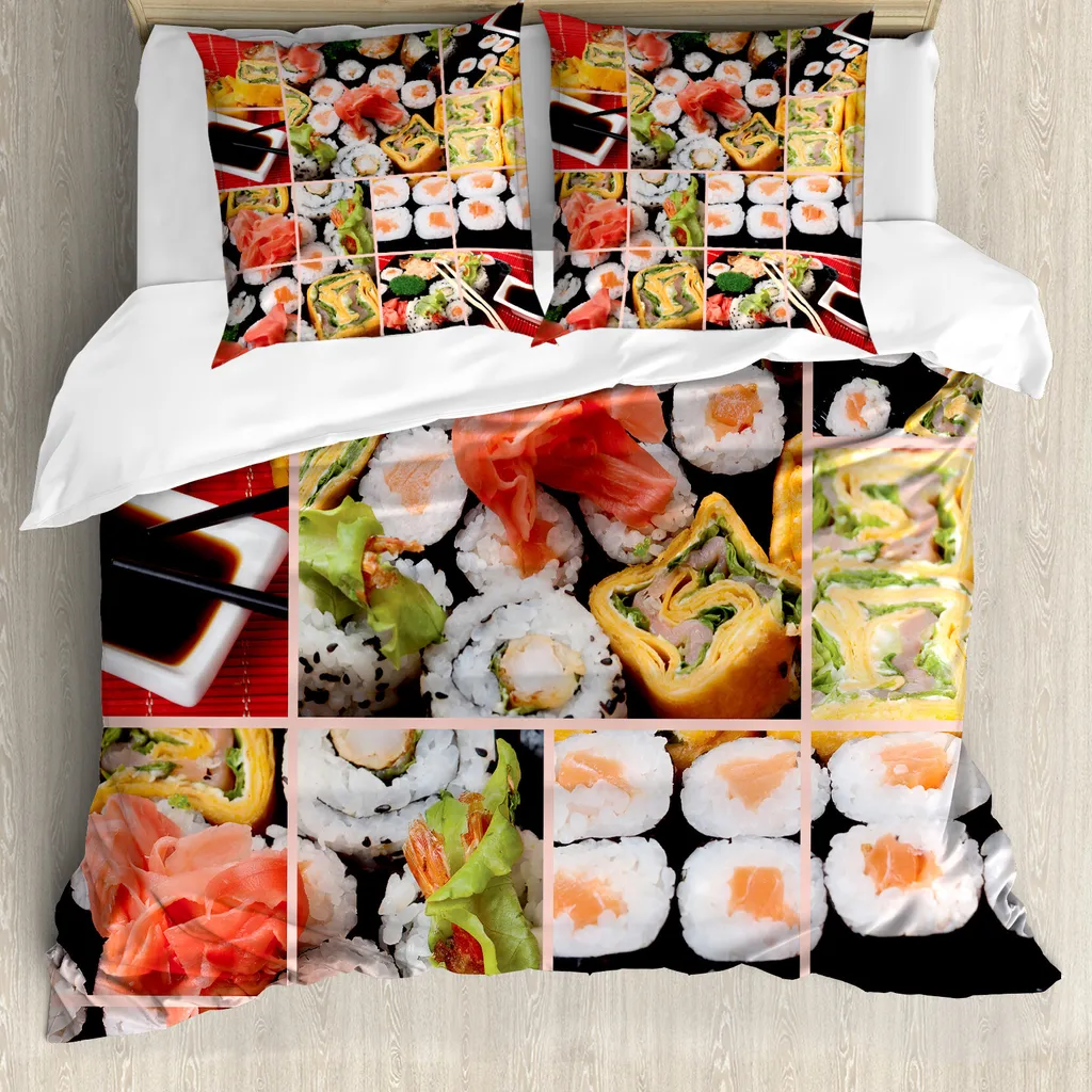 Copripiumino Sushi Giapponese ABAKUHAUS: Stile Urban e Comfort