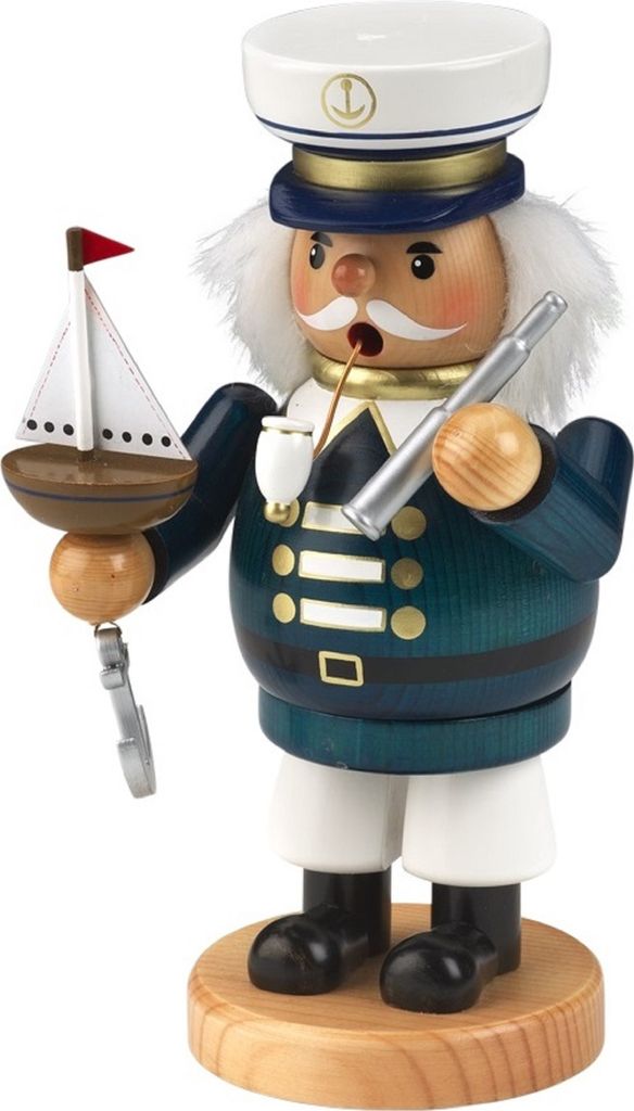 Räuchermännchen 3360 - Berufe - Kapitän - 22,0 cm