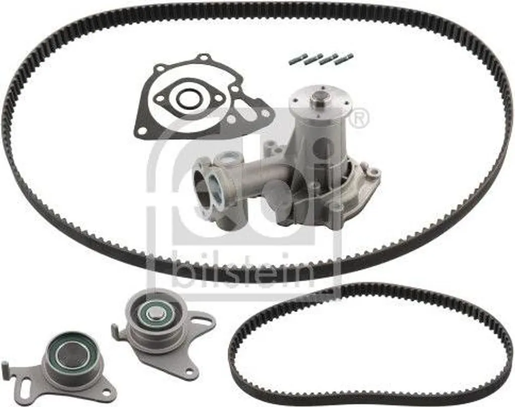 Kit pompe à eau et courroie crantée renforcée FEBI 173186 L400