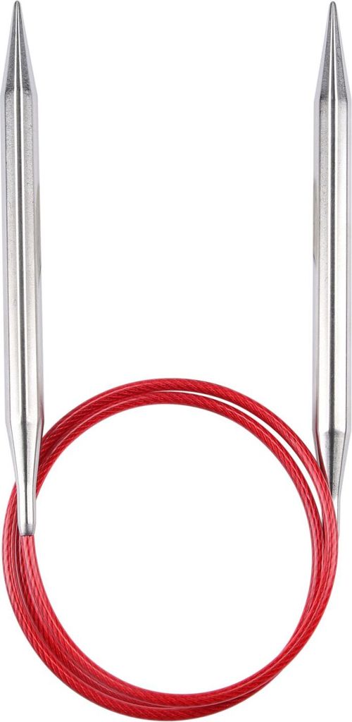 Rundstricknadel RED LACE Edelstahl 9,00 mm 80 cm