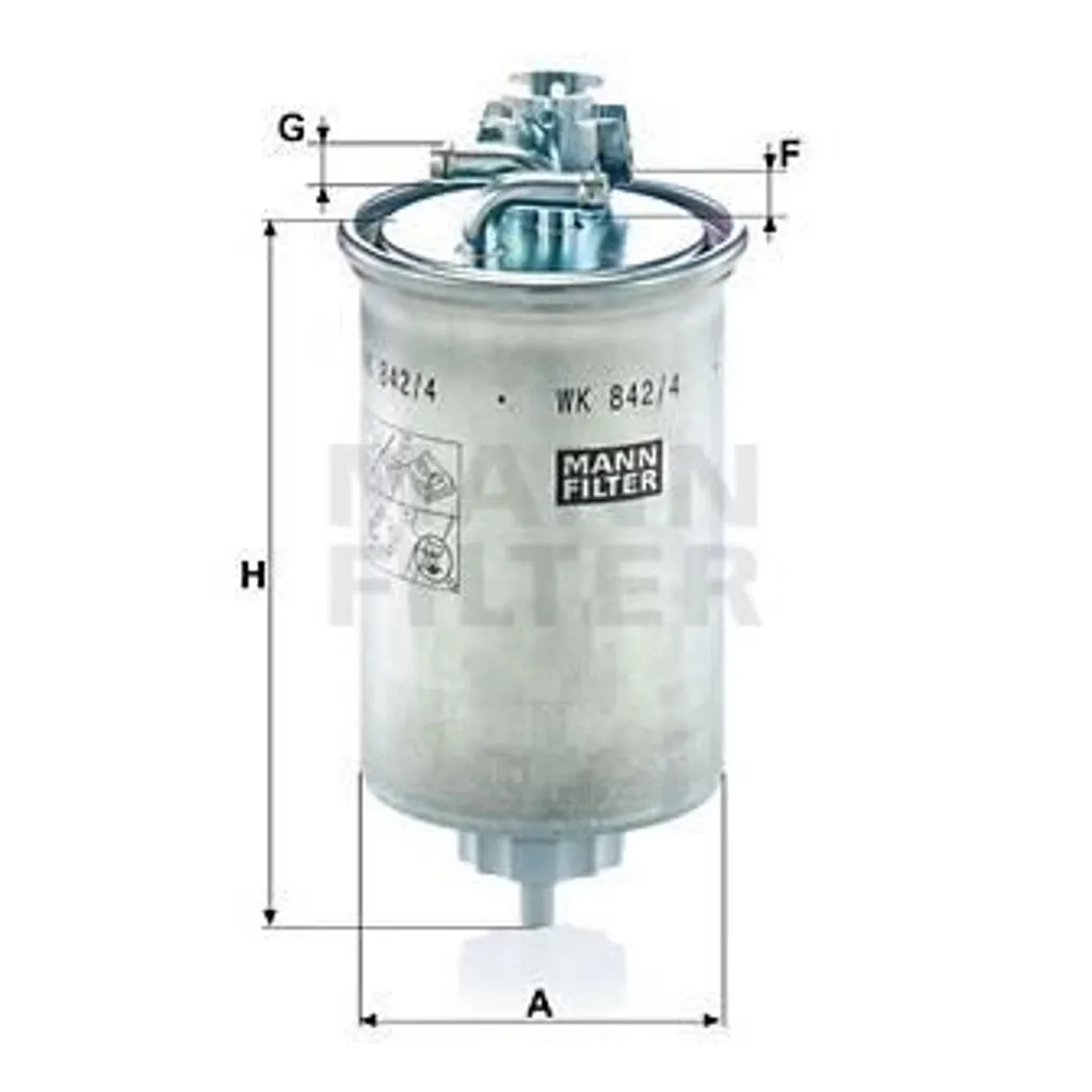 Filtro Carburante Premium MANN-FILTER WK 842/4 | Offerta Online