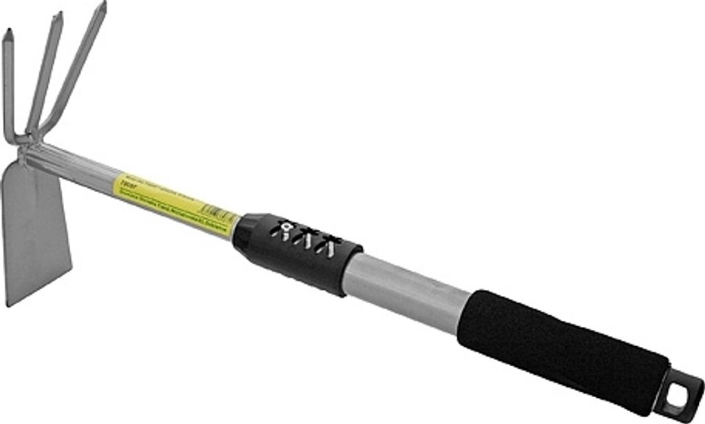 Flachbesen mit 3 Zinken mit Stiel STREND Produktbild 