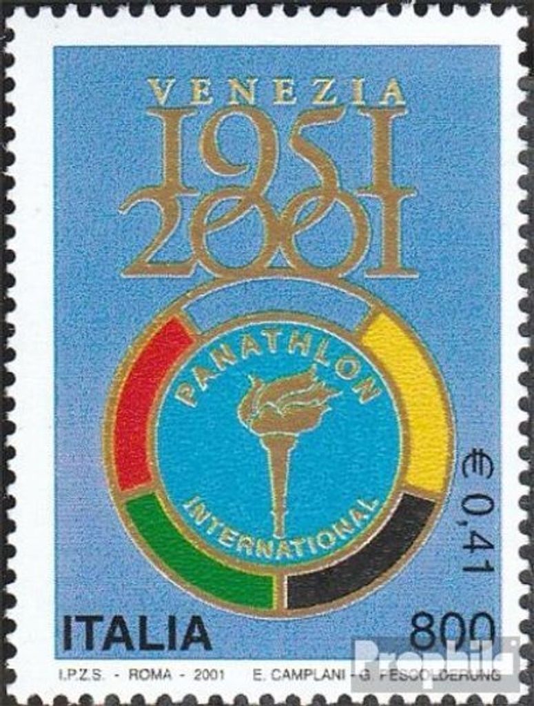 Briefmarken Italien 2001 Mi 2772 (kompl.Ausg.) postfrisch Emblem