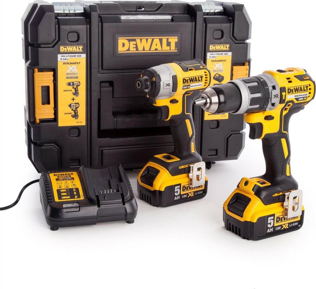 Dewalt 18V Kombinovaná Sada (Dcd796+Dcf887) 2X5,0Ah Ds150 Obrázek produktu 