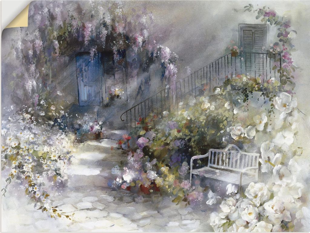 ARTland Wandbild, selbstklebend Wortlos Größe: 60x45 cm
