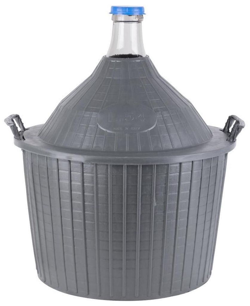 PROREGAL Weinflashe Korb Inco 54 Lit, Glas/Kunststoff, 650x520/405mm
