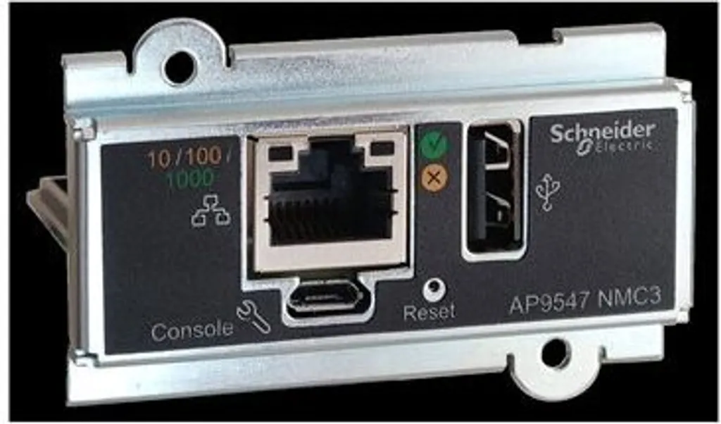 Carte AP9547 APC avec interface Web et SNMP pour onduleur triphasé Easy 3S