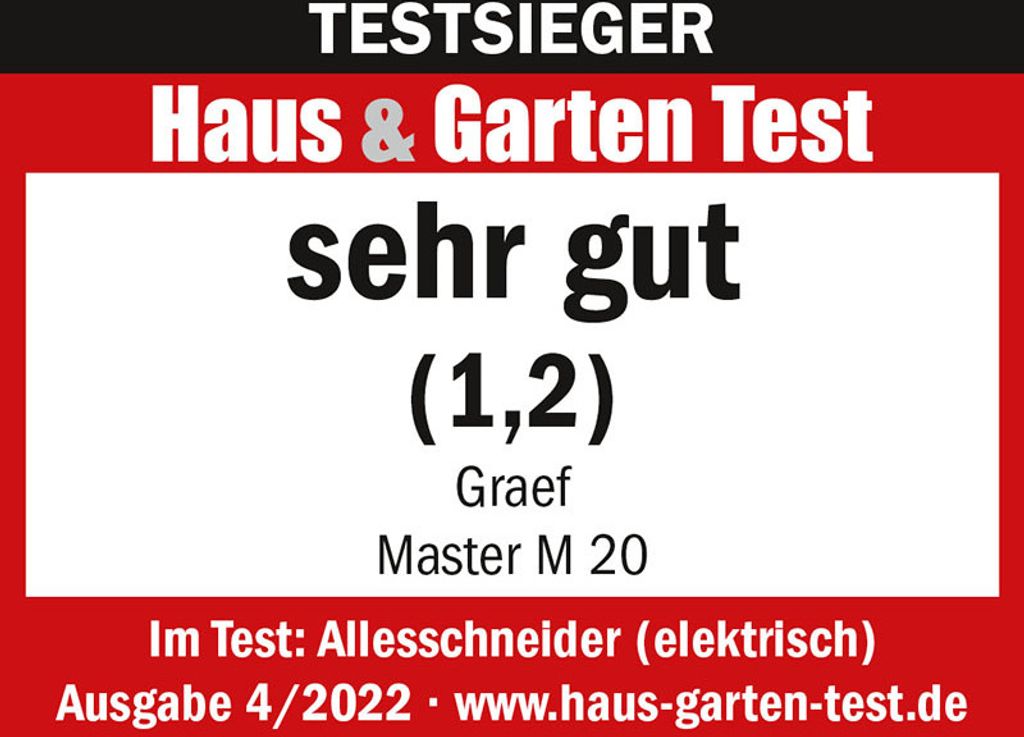 GRAEF Allesschneider M 20  Vollstahlmesser Ø 170 mm 170 W Produktbild 21