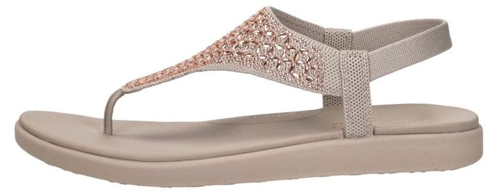 Skechers Meditation Luxe  Sandalen Plat - Taupe - Maat 37 Produktbild 