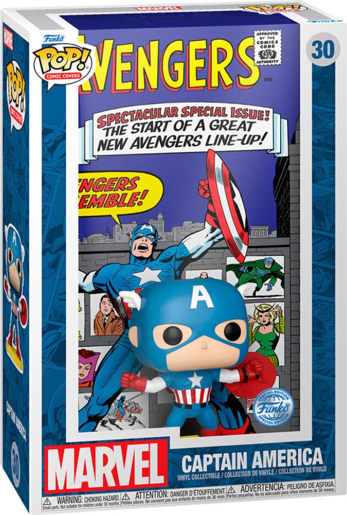 Funko Comic Covers! Marvel: The Avengers - Captain America #30 Target Exclusive