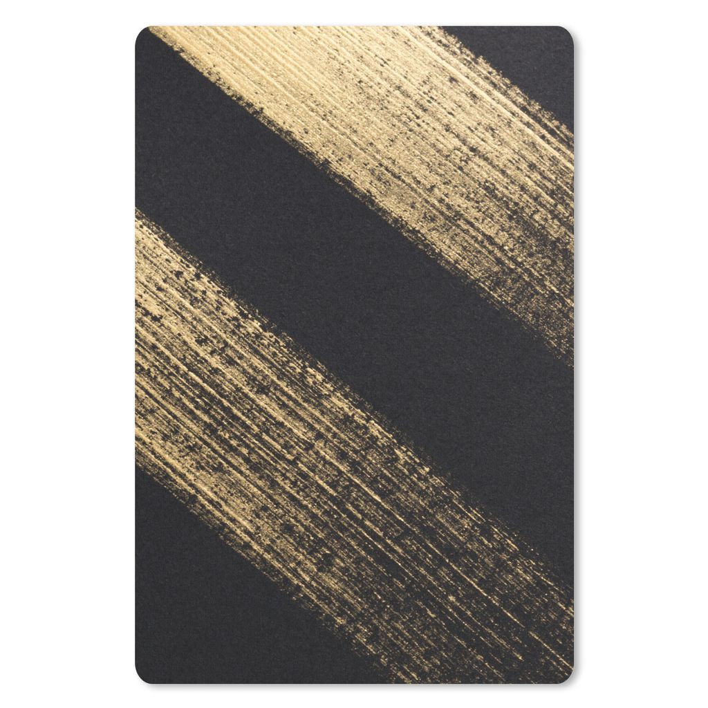 MuchoWow Mauspad Mousepad Goldene Farbstreifen auf schwarzem Hintergrund 40x60 cm - Mousepads - Maus Mat - Pad - Mausunterlage - Schreibtisch Acc...